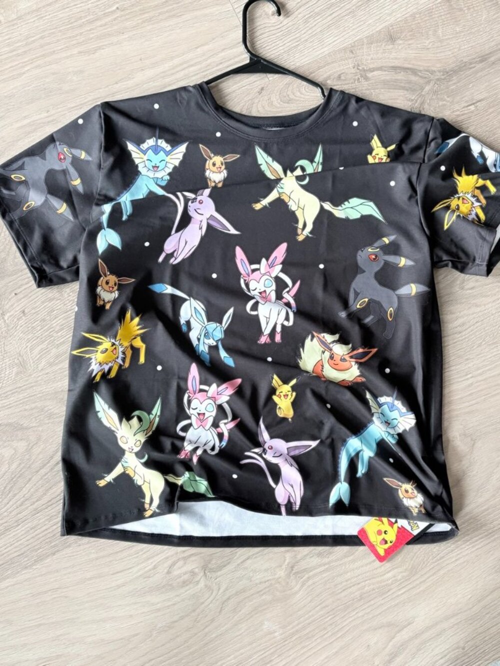 NWT BlackMilk Eevee Evolution Black Boyfriend Tee
